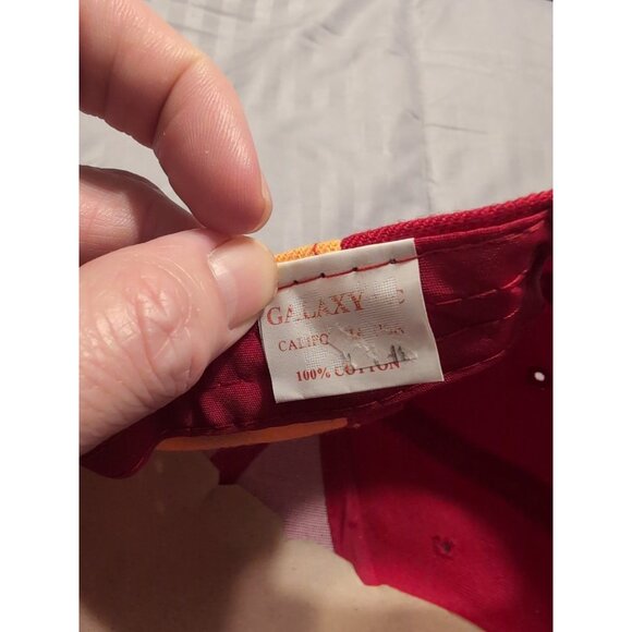 Galaxy Inc Red Yellow Scotland Embroidered Rampant Lion Hat 100% Cotton - Picture 7 of 7